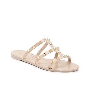 Olivia Miller! Studded Sandals! Valentino Dupe!